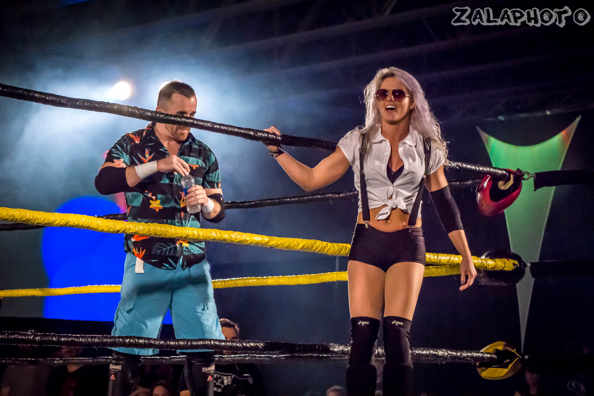 Candice LeRae & Dan Barry vs Tabarnak de Team at CZW Down with the